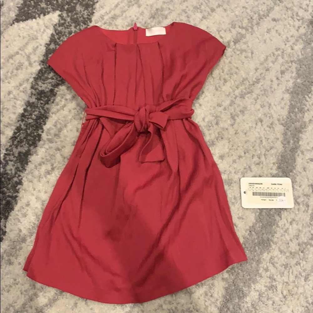 Brand New 2t Dark Pink Dress